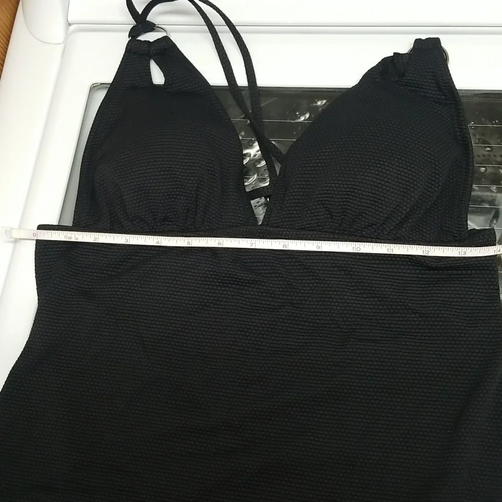 Live Life On The Beach One Piece Swimsuit Black